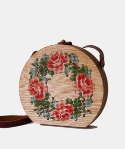 Stitched Wooden Bag