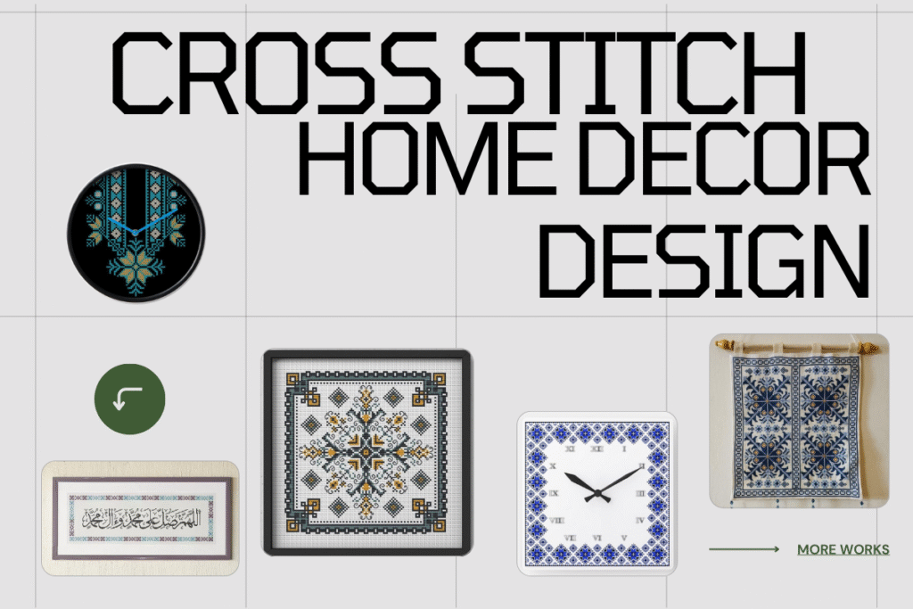cross stitch home decor